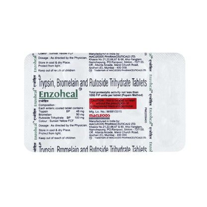 Macleods Enzoheal Tablet for Dogs and Cats, 15 Tablets - Animeal