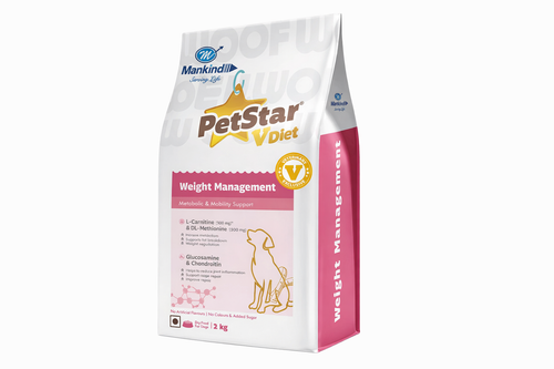 Mankind Petstar Weight Management Dog Dry Food [2kg] - Animeal