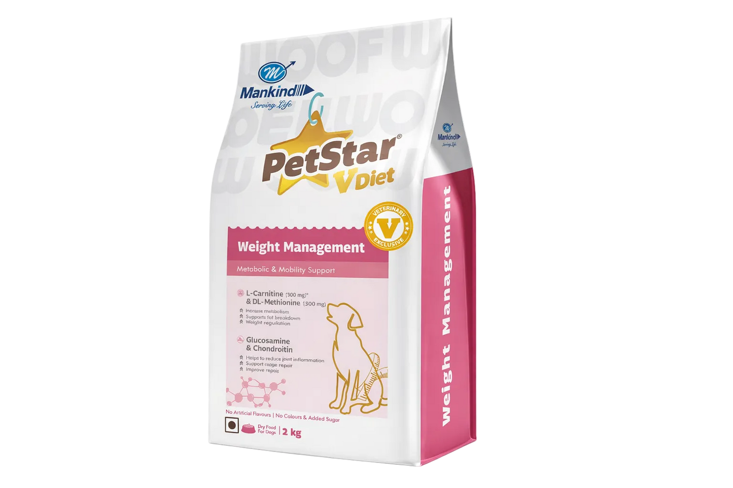 Mankind Petstar Weight Management Dog Dry Food [2kg] - Animeal