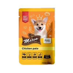 Marvo Puppy Chicken Pate Gravy Wet Dog Food, 70g - Animeal