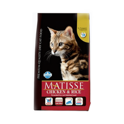 Matisse Chicken and Rice Dry Cat Food, 400g - Animeal