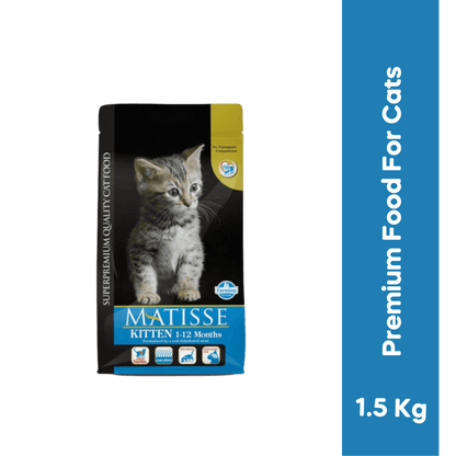 Matisse Kitten Dry Cat Food, 1.5kg - Animeal