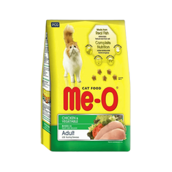 Me-O Adult Chicken and Vegetables Dry Cat Food, 1.2kg - Animeal