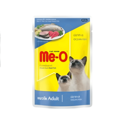 Me-O Jelly Adult Ocean Fish Wet Cat Food, 80g - Animeal
