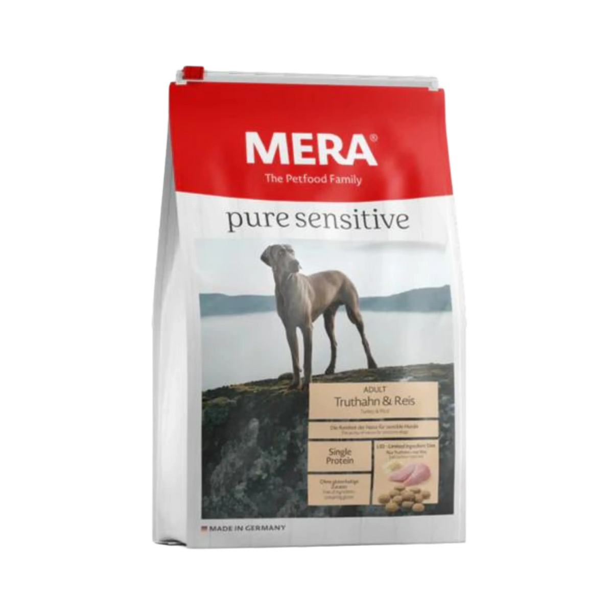 Mera Pet Adult Turkey and Rice Dry Dog Food, 1kg - Animeal