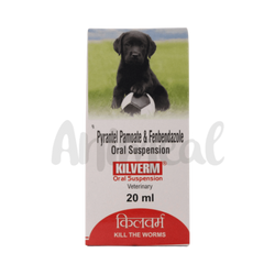 Mera Pet Kilverm Oral Suspension for Dogs and Cats, 20ml - Animeal