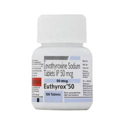 Merck Euthyrox 50mcg Tablet for Dogs and Cats, 100 Tablets - Animeal