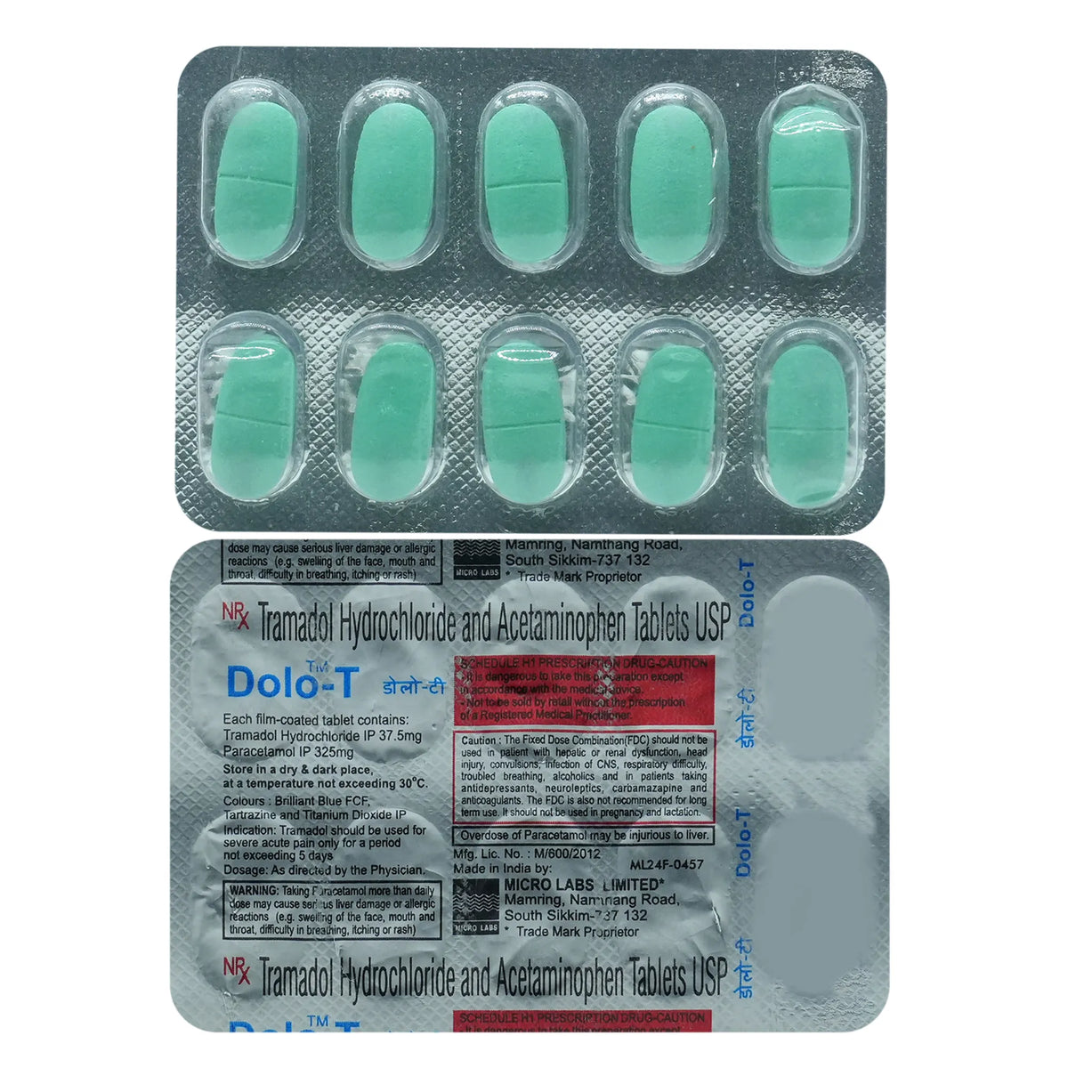 Micro Labs Dolo T Tablet for Dogs and Cats, 15 Tablets - Animeal