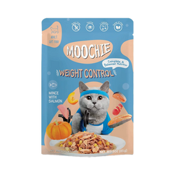 Moochie Mince and Salmon Gravy Wet Cat Food, 85g - Animeal