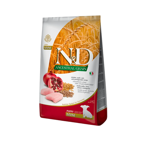 N&D AG CHIC PUP MINI DRY FOOD [2.5 KG] - Animeal