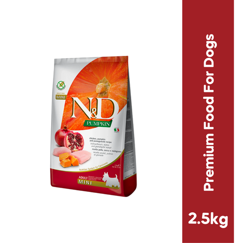 N&D GF CHIC ADU MINI DRY FOOD [2.5 KG] - Animeal