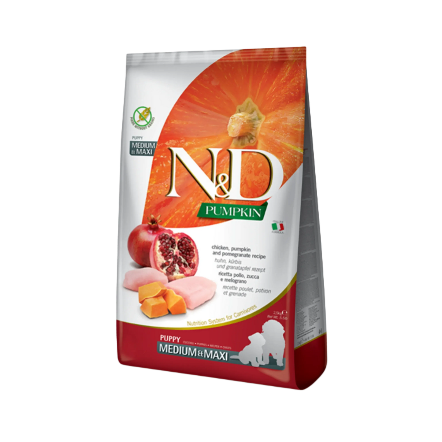 N&D GF CHIC PUP MAXI DRY FOOD [2.5 KG] - Animeal