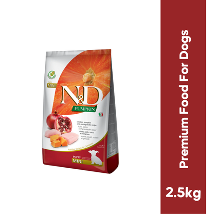 N&D GF CHIC PUP MINI DRY FOOD [2.5 KG] - Animeal