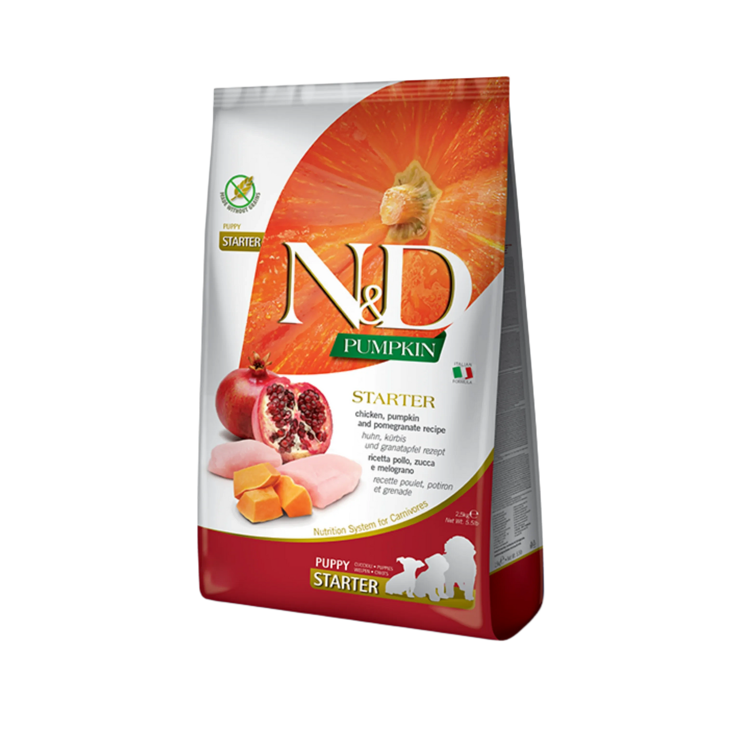 N&D GF CHIC STARTER DRY FOOD [2.5 KG] - Animeal