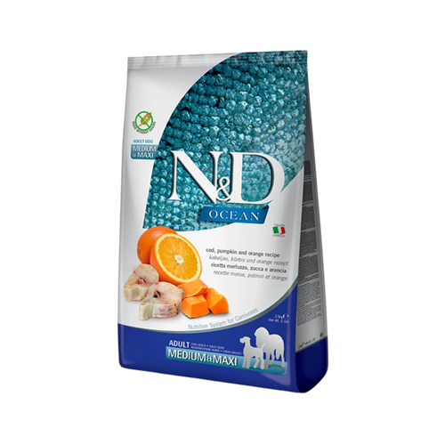 N&D GF COD ADU MAXI DRY FOOD [2.5 KG] - Animeal