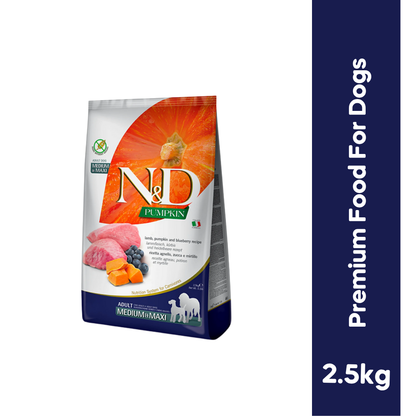 N&D GF LAMB ADU MAXI DRY FOOD [2.5 KG] - Animeal