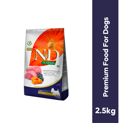N&D GF LAMB ADU MINI DRY FOOD [2.5 KG] - Animeal