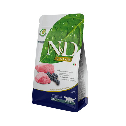 N&D PR LAMB & BLUEBERRY CAT DRY FOOD [1.5 KG] - Animeal