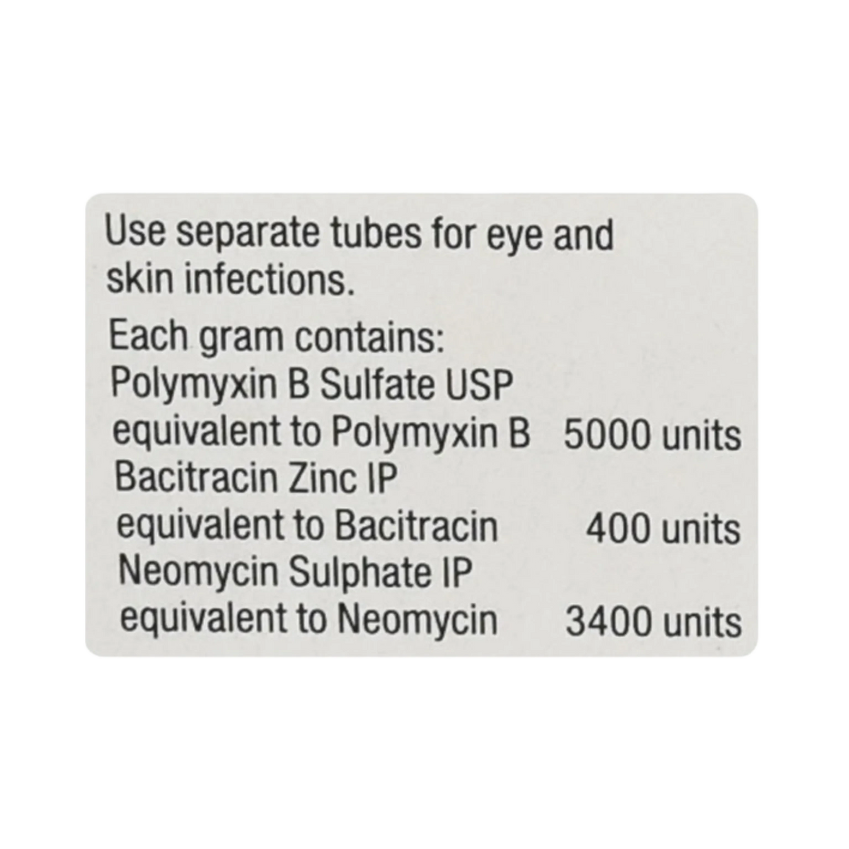 NEOSPORIN ANTIBIOTIC OINTMENT - Animeal