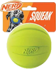 NERF DOG SOCCER SQUEAK BALL GREEN