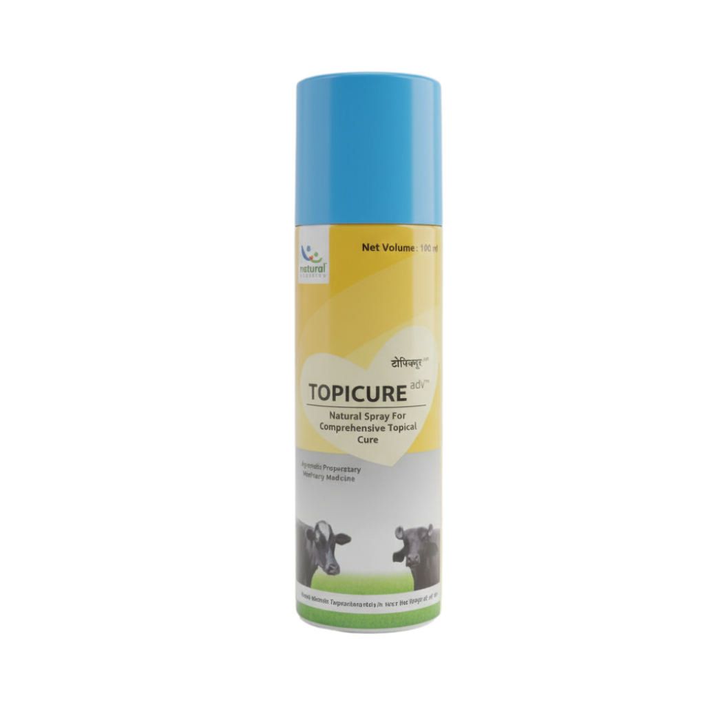 Natural Remedies Topicure Adv Spray for Cattle, 100ml - Animeal