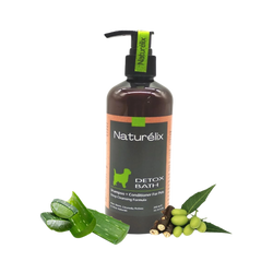 Naturelix Detox Bath Dog Shampoo, 200ml - Animeal