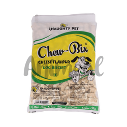 Naughty Pet Chew-Bix Veg Cheese Flavour Dog Biscuits 800g - Animeal