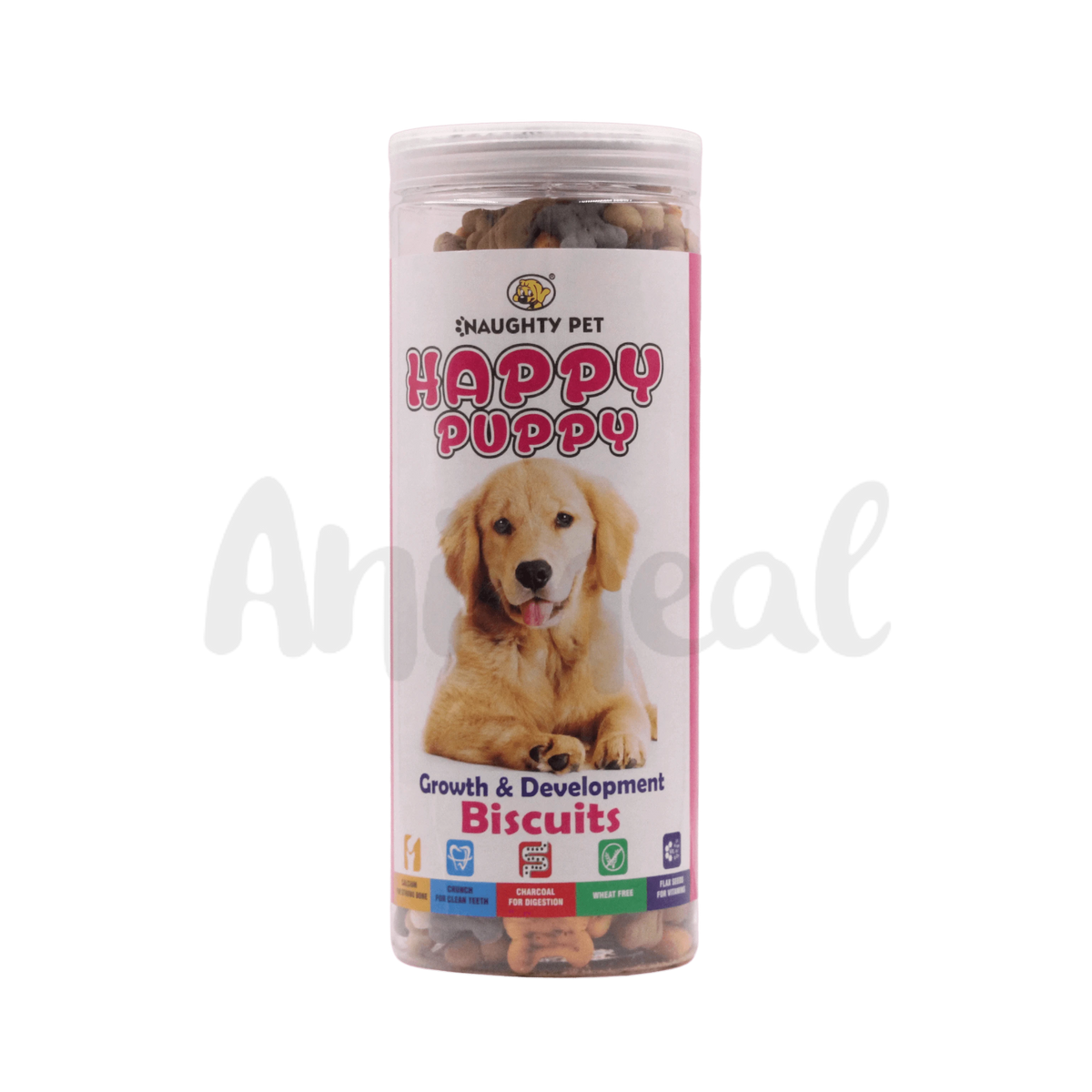 Naughty Pet Happy Puppy Biscuits 550g - Animeal