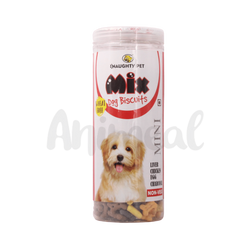 Naughty Pet Mix Non-Veg Wheat-Free Dog Biscuits, Mini 550g - Animeal