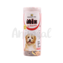 Naughty Pet Mix Non-Veg Wheat-Free Dog Biscuits, Mini 550g - Animeal