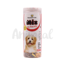 Naughty Pet Mix Non-Veg Wheat-Free Dog Biscuits, Mini 550g - Animeal