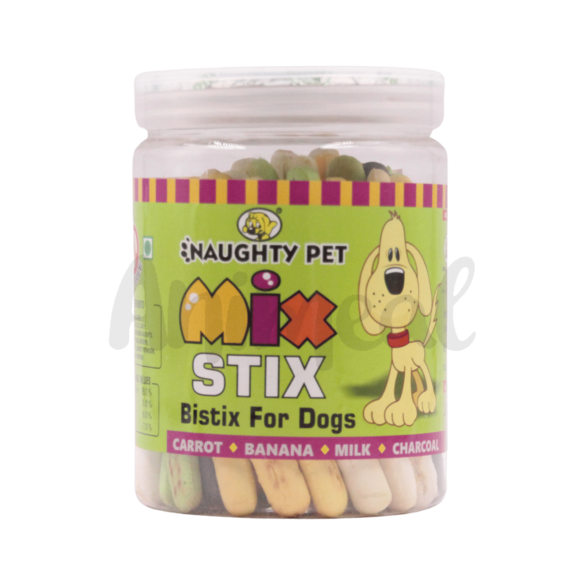 Naughty Pet Mix Stix Wheat-Free Veg Biscuit Sticks 300g - Animeal