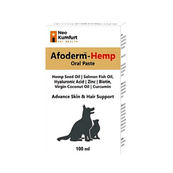 Neo Kumfurt Afoderm-hemp Oral Paste for Dogs and Cats, 100ml - Animeal