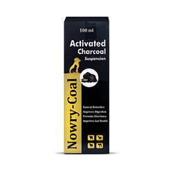 Nowry Activated Charcoal Liquid for Dogs and Cats, 100ml - Animeal