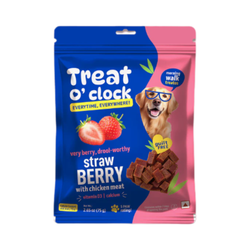 O'Clock Strawberry Dog Treats, 75g - Animeal