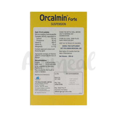 ORCALMIN FORTE SYRUP - Animeal