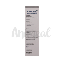 Opuspet Nanosil Plus Spray for Dogs and Cats, 75ml - Animeal