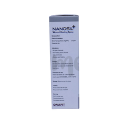 Opuspet Nanosil Plus Spray for Dogs and Cats, 75ml - Animeal