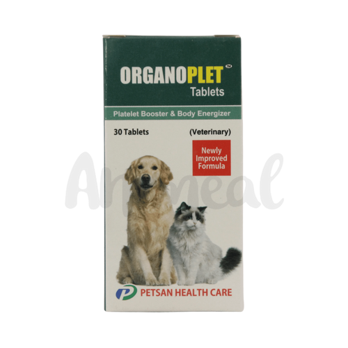 Organoplet Tablet for Dogs and Cats, 30 Tablets - Animeal