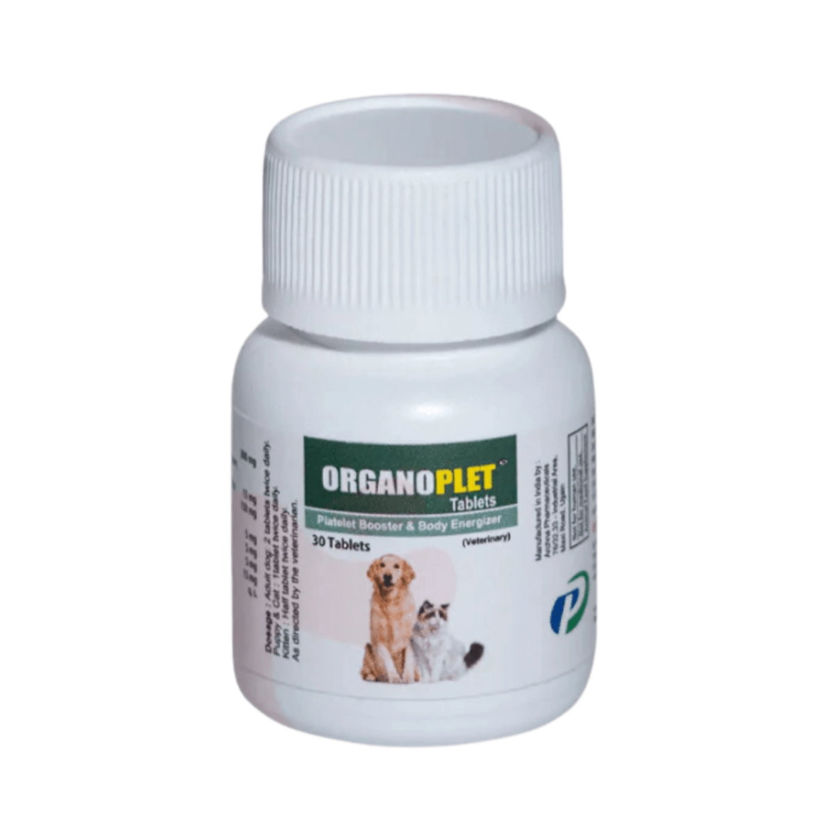 Organoplet Tablet for Dogs and Cats, 30 Tablets - Animeal