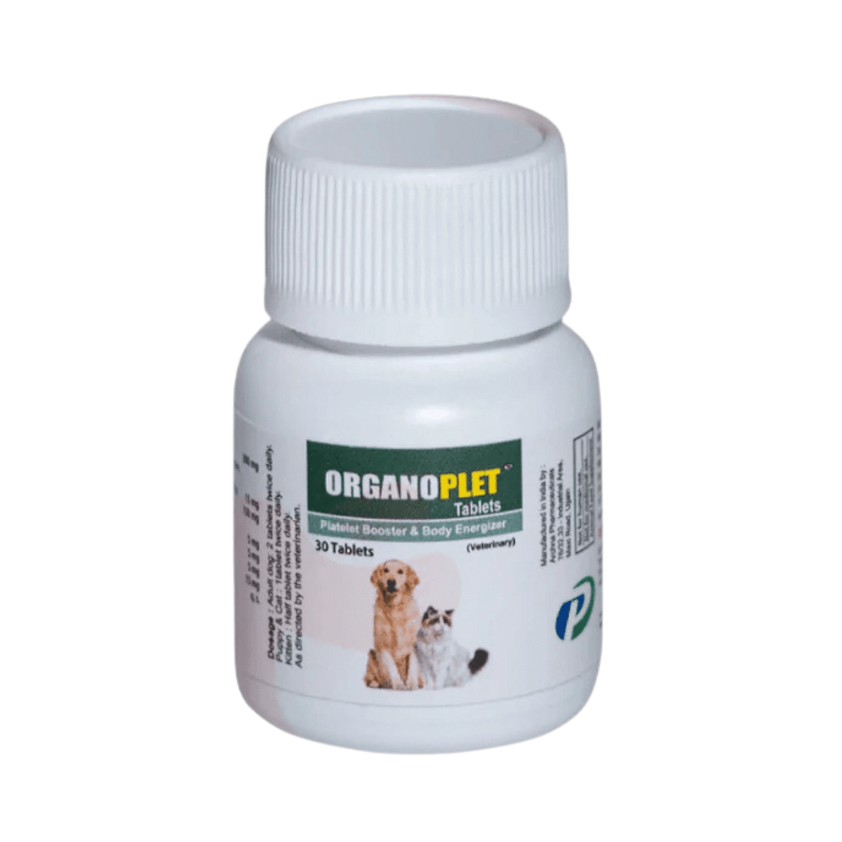 Organoplet Tablet for Dogs and Cats, 30 Tablets - Animeal