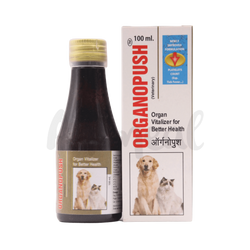 Organopush Syrup for Dogs and Cats, 100ml - Animeal