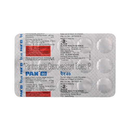 PAN 40MG TABLET - Animeal