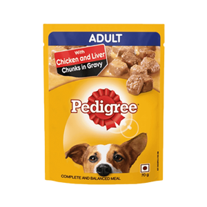 PEDIGREE ADULT CHIC & LIV JELLY FOOD - Animeal