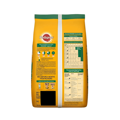 PEDIGREE ADULT & PUPPY VEG DRY FOOD (M) - Animeal