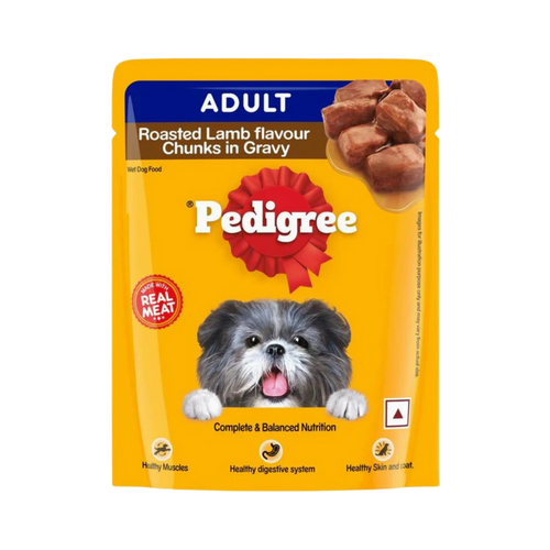 PEDIGREE ADULT ROASTED LAMB & CHIC GRAVY - Animeal