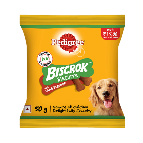 PEDIGREE BISCROK LAMB BISCUIT (S) - Animeal