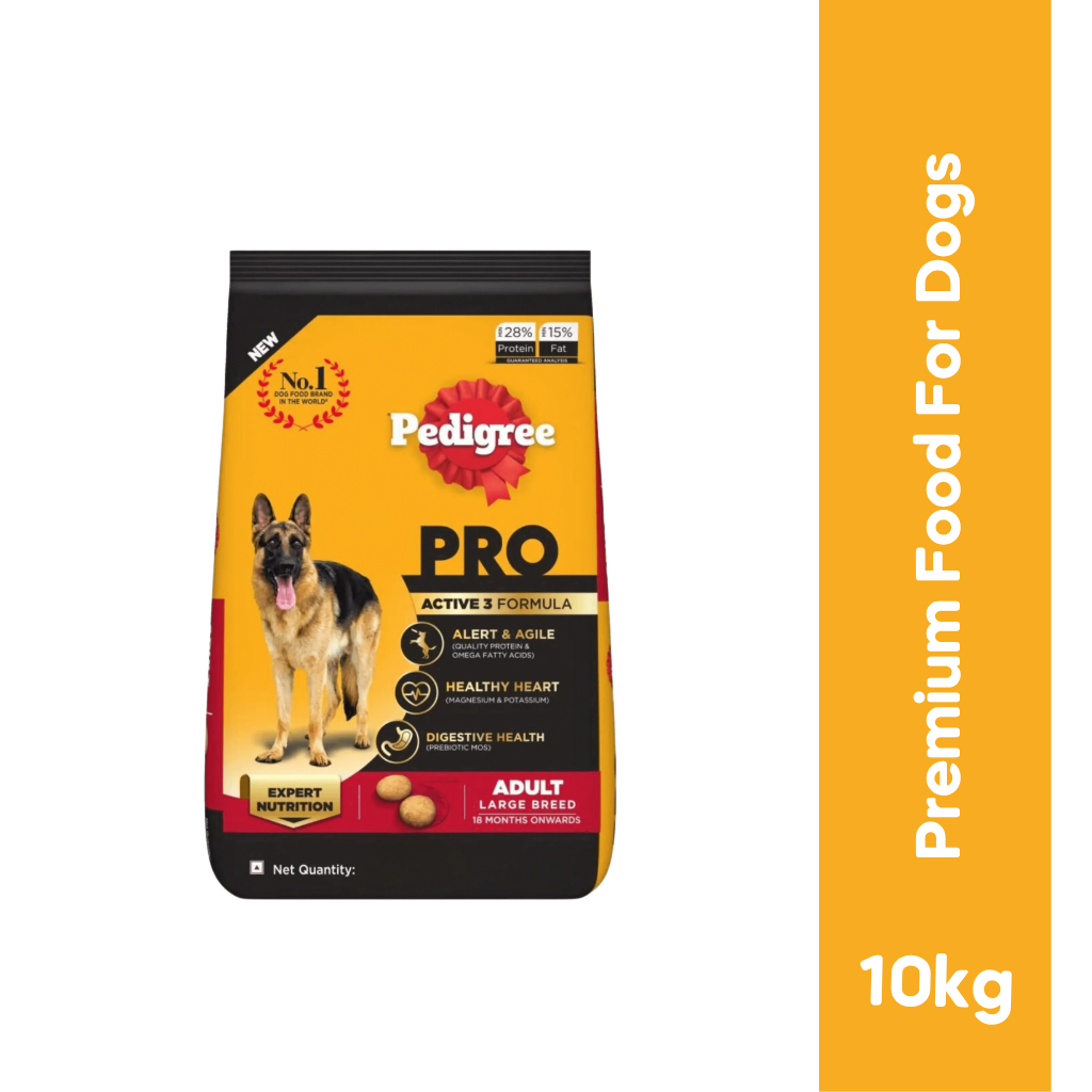 PEDIGREE PRO ACTIVE ADULT DRY FOOD (XL) - Animeal