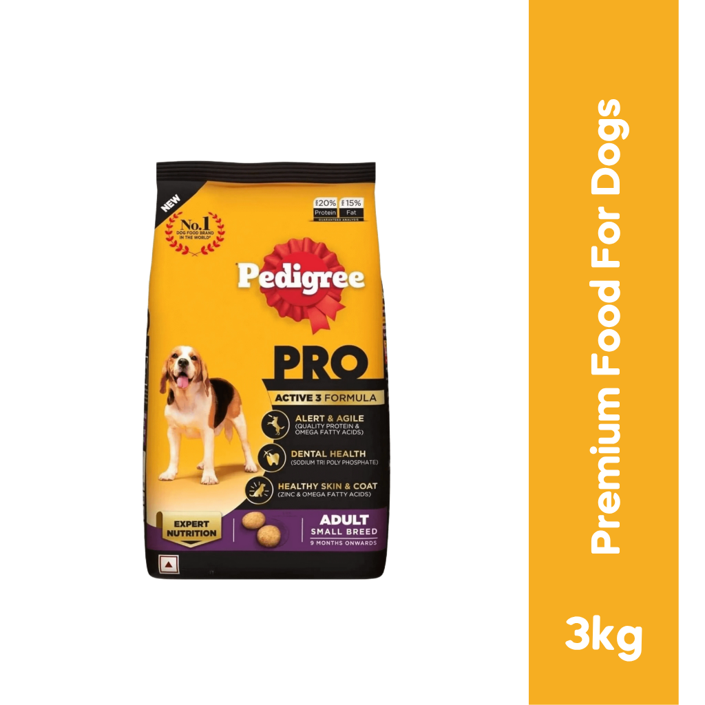 PEDIGREE PRO ADULT SMALL DRY FOOD (L) - Animeal