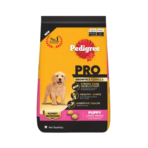 PEDIGREE PRO PUPPY LARGE DRY FOOD (XL) - Animeal